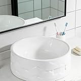 Polyvalence et adaptabilité à de nombreux scénarios : lavabo au-dessus du comptoir, disponible en différentes dimensions, compatible avec les salles de bains résidentielles, les comptoirs de bar, les toilettes pour invités et les environnements commerciaux tels que les hôtels.