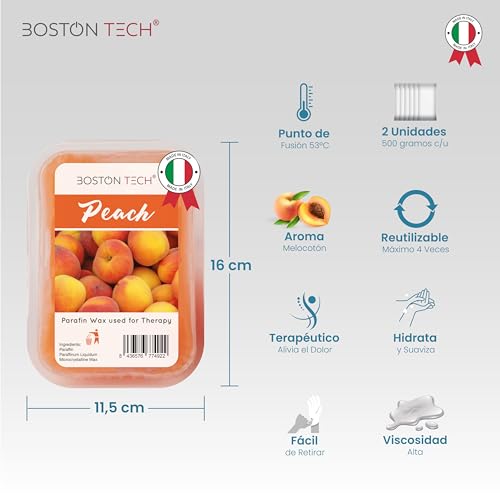 Thumbnail 1 de Boston Tech Parafina MELOCOTÓN 1.000 g 🧴
