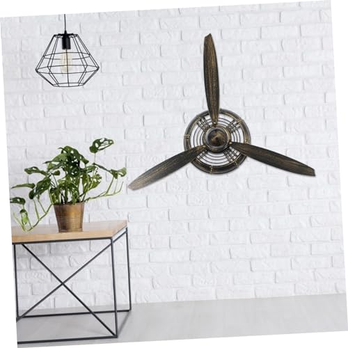 Hélice d'avion métal décoration murale industrielle rétro loft