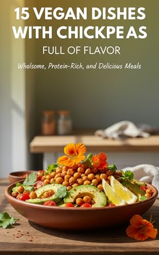 15 Vegan Dishes with Chickpeas Full of Flavor: Wholesome, Protein-Rich, and Delicious Meals: Discover the magic of chickpeas in simple, nourishing, and ... (Quick & Easy Ingredient Recipes Book 25)