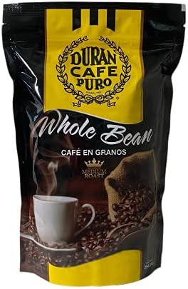 Cafe Duran - Whole Bean Medium Roast Coffee Freshly Imported from Panama 354g (12.5oz)