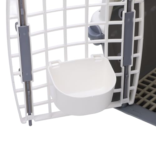 Dilwe Haustier-Katzentransportbox, Tragbar, Leicht, von Fluggesellschaften Zugelassen, Bequeme Reise-Hundebox für Katzen, Hunde, Kaninchen, 47 X 31 X 32 cm – Bild 8