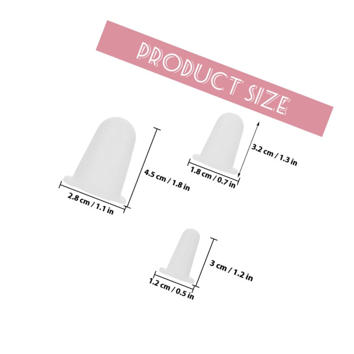 Gadpiparty 6 pièces Lot de Bouchons Silicone pour Embouts de Poche à Douille Pâtisserie Protection Anti-Fuite Réutilisable Flexibles pour Décoration Gâteaux Accessoire Pratique pour