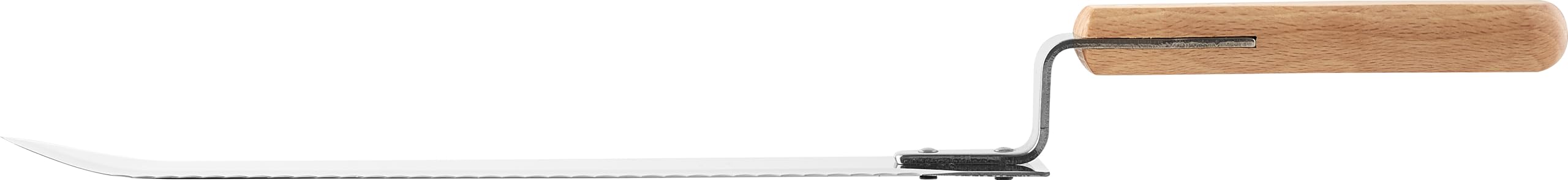 AUSONIA - 33501 COUTEAU POUR APICOLTEUR POUR MIEL PROFESSIONNEL AVEC POINTE RÉALISÉE EXTRACTEUR MIEL AVEC LAME SCIELÉE DE 29 CM ET MANCHE EN BOIS REVETÉ DE 12 CM
