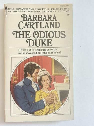 The Odious Duke (Barbara Cartland #59) 0515043508 Book Cover