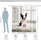 Zoom IMG-1 tenda da doccia boston terrier