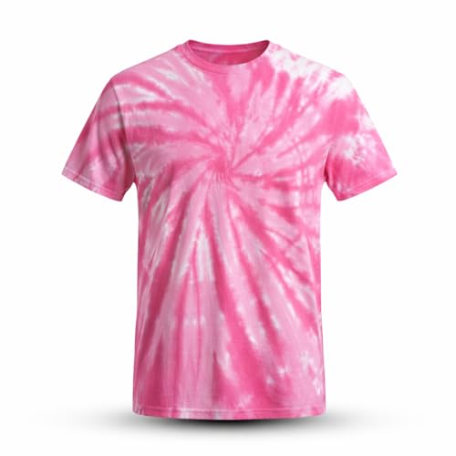AMERICAN TIE DYE T-Shirts for Men and Women Short Sleeve- 100% Cotton Hand-Dyed Unisex Tee- Spider Tie Dye Shirt Women and Men- Soft, Breathable, Relaxed Fit,...