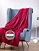 Sable Electric Blanket, 50 x 60 Heated Throw Blanket with Auto Shut-Off, ETL Certified, Machine Washable with 10 Heat Settings for Warm, Red