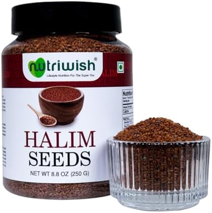 Nutriwish Halim Seeds, 8.8 oz (250 g) - Aliv Seeds | Garden Cress Seed | Seeds for Eating