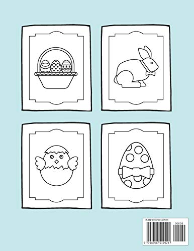 Easter Coloring Book For Kids: Full of Easter Eggs And Cute Bunnies, Best Gift For Kids For Easter Time! image 4