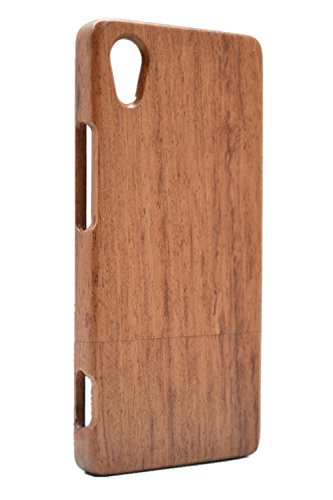 PhantomSky Sony Xperia XA1 Ultra Funda de Madera(No para XA1), [Serie Natural Hecha a Mano de Bambú/Madera Carcasa Case Cover para tu Smartphone - Palo de Rosa
