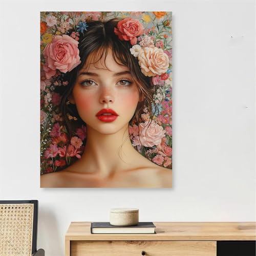 Peinture par numero adulte fleurs pour débuter sans savoir dessiner