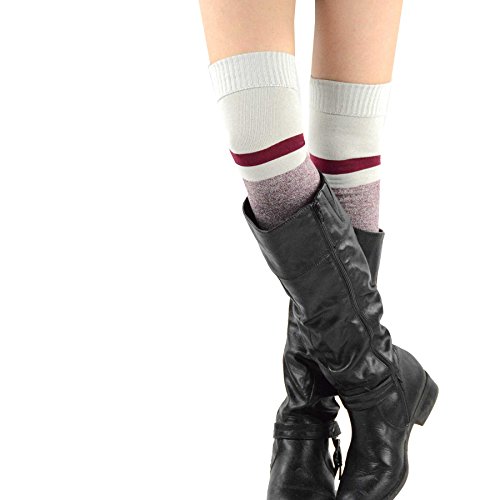 Image of Fashionable Cotton Slouchy Boot Socks for Women and Girls: Long Thigh Highs, Over-the-Knee Highs, and Knee Highs