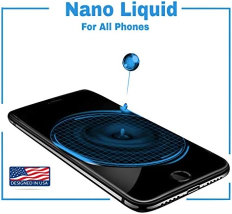 2020 Upgraded Nano Liquid Screen Protector for All Smartphones- Scratch-resistant Nano Liquid Glass Screen Protector Tempered Oleophobic with 9H Hardness - for Apple iPhone 6 6s 7 7 Plus 8 X Xs Xr Max 11- by 7TECH