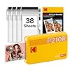 KODAK Mini 2 Retro 2x3 Portable Photo Printer, Bluetooth Smartphone Printer for iPhone & Android, Instant Color Prints, 4PASS Dye Sublimation (Yellow, 38 Sheets)