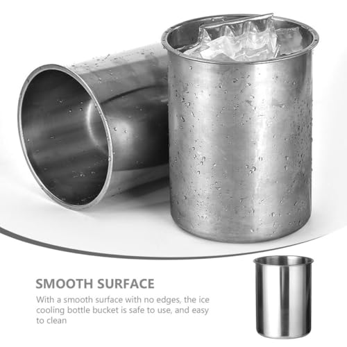 Seau à glace en acier pour éviter les boissons chaudes