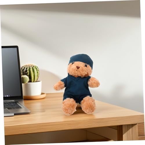 Peluche ours blouse infirmière pour féliciter un étudiant diplômé - 7