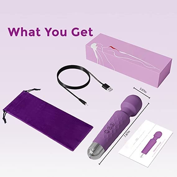 Image of Golam Waterproof & Portable Vibrate Wand with 20 pattern Vibration & 8 speeds Extra Long Battery - Women & Men - Waterproof Vibrate Wand With Extra-Long Battery