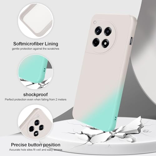 GiiYoon Case Compatible with Oneplus 12R, Silky-Soft Touch Full-Body Protective Phone Silicone Case - Image 2