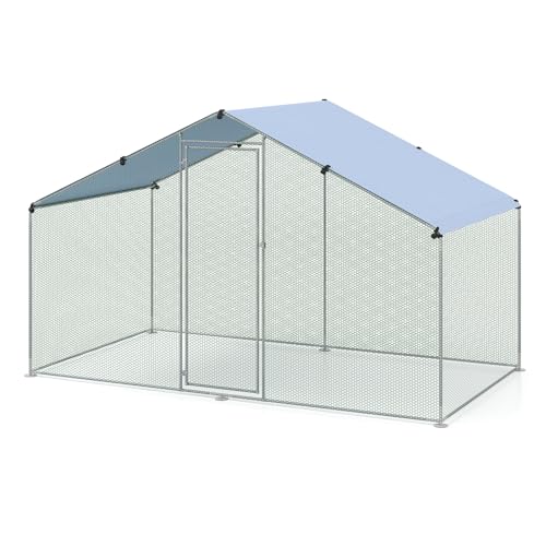 GYMAX Poulailler Extérieur 310 x 170 x 190 cm, avec...