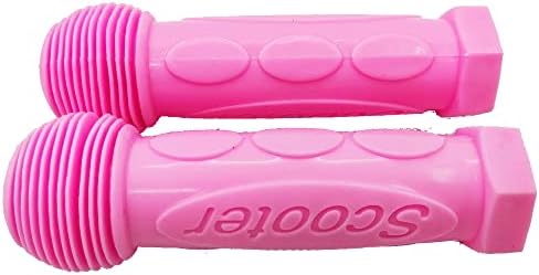 Lxacade Kid’s Scooter Toddler Handle Grip 1Pair(2PCS) Soft Rubber Handlebar Grip Children Girls Boys Balance Bike Scooter Replacement Acessory (Pink)