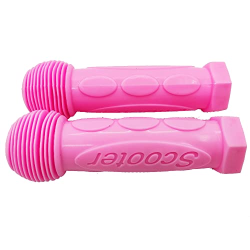 Lxacade Kid’s Scooter Toddler Handle Grip 1Pair(2Pcs) Soft Rubber Handlebar Grip Children Girls Boys Balance Bike Scooter Replacement Acessory (Pink) #TOP2