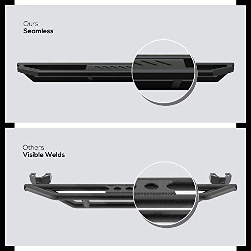 Estribos laterales HD Ridez para Jeep Wrangler JK 2007-2018 miniatura 5