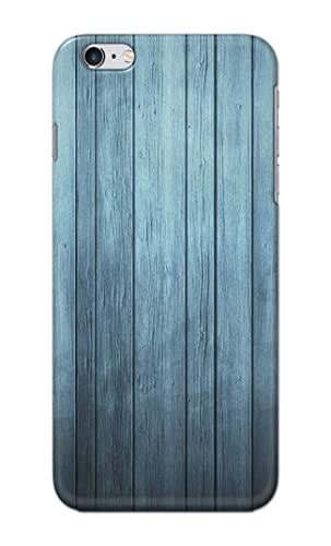 Image of Printed Hard Back Cover Case for Apple iPhone 6 | iPhone 6S Back Cover (Wooden Blue) -1302