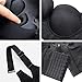 soofylia Filifit Sculpting Uplift Bra, Women Deep Fashion Cup Bra Hides Back Fat Bra with Shapewear Incorporated Full Back Coverage Push Up Sports Bra Black Color F36