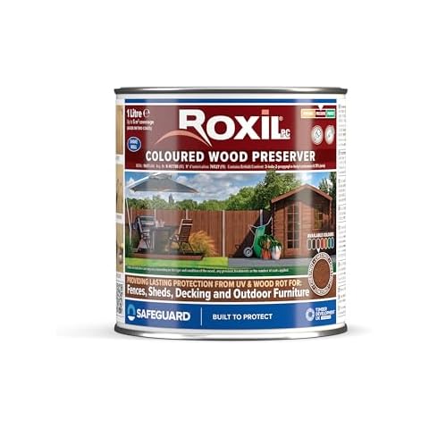 Roxil Wood Stain Preserver for Indoor & Outdoor Cover