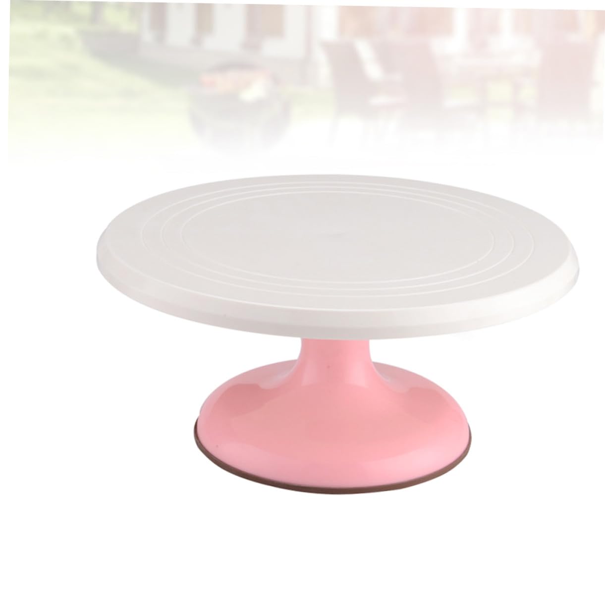 Plato Giratorio para Diseño Giratorio Manual 360° Adecuado para Rosa Decoración y Hornear Pasteles de Plástico en Restaurante Casa