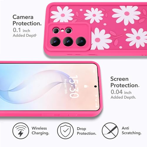 Image of Compatible with Samsung Galaxy S26 Ultra Case, Hot Pink