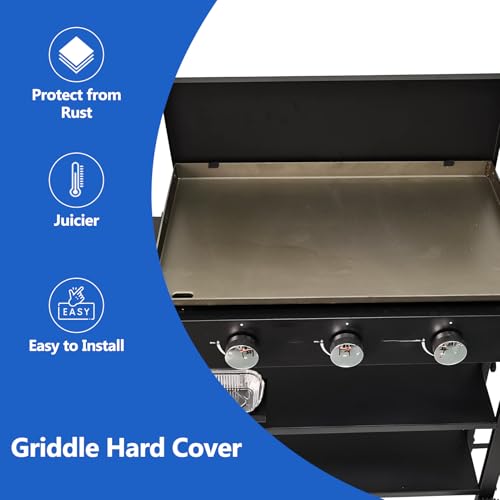 Couvercle rigide pour plaque de cuisson à gaz 4 brûleurs de camping extérieur