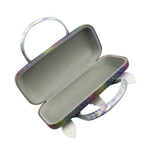 Leomoste LESH-190709145S-02 Women Little Girls Colorful Eyeglass Case Novelty Makeup Storage Bag Portable Sunglasses Pouch thumb #3