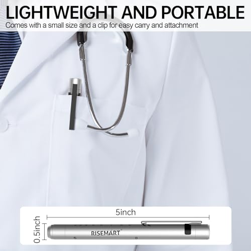 Image of Rechargeable Pen Light for Nurses and Doctor LED Penlight with USB Charging