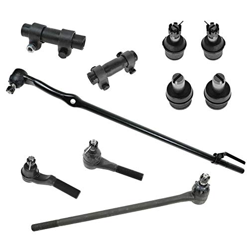 TRQ Front Ball Joint Tie Rod End Steering Suspension Kit 10pc for F250 F350 RWD