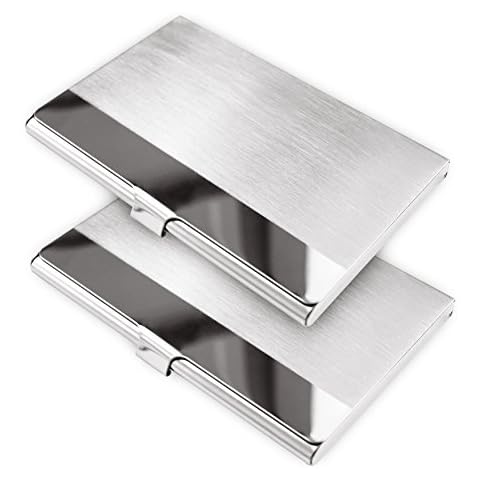homEdge Stainless Steel Business Card Holder Cover