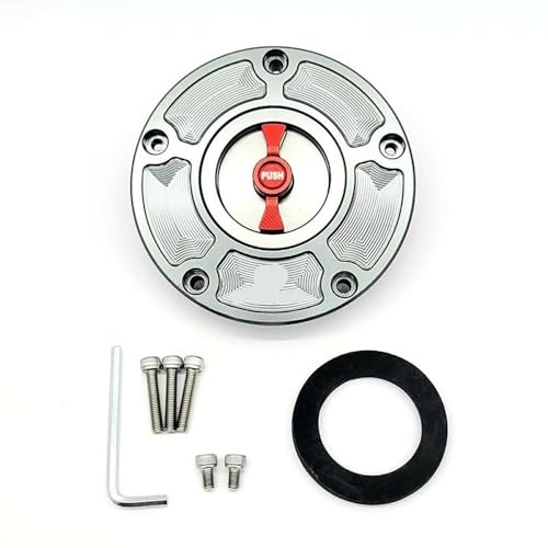 Bouchon réservoir CF Moto en aluminium sans clé ouverture rapide pour réservoir carburant