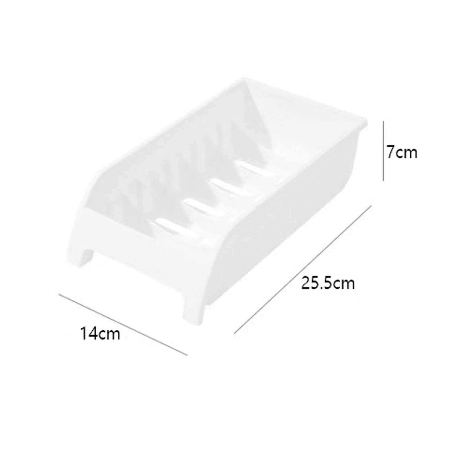 WOHPNLE Dish Storage Rack Plastic Dish Drying Racks Japanese Bowl Drainer Organizer Utensil Storage for Kitchen (Flat)