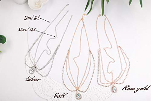 Fxmimior 00 Fashion Women Hot Bohe Halloween Charm Head Chain Vintage Rhinestones Crysatal Drop Headpiece Headband Wedding Prom Eveing Women Girl Hair Accessories thumb #5