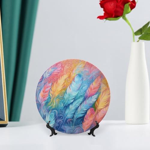Plato decorativo de hueso China blanco 6 pulgadas miniatura 6