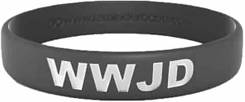 W.W.J.D 様　ご確認用 Amazon | リマインダーバンド WWJD ブラックバンド - L