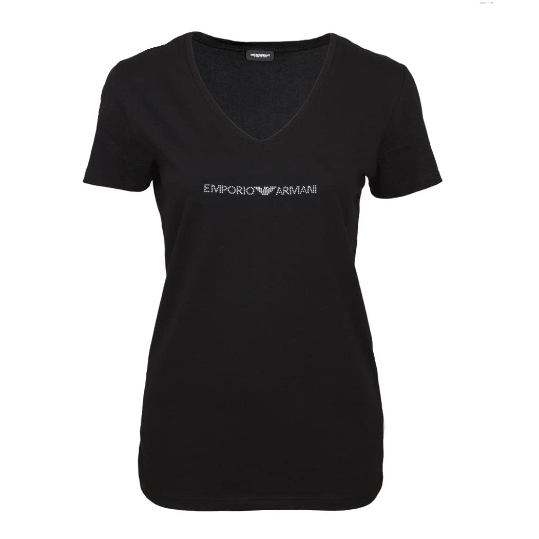 Emporio Armani Damen Emporio Armani Women's Iconic Cotton V-Neck T-Shirt T-Shirt (1er Pack)