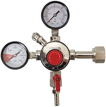 Fermentap CO2 Regulator - Dual Gauge