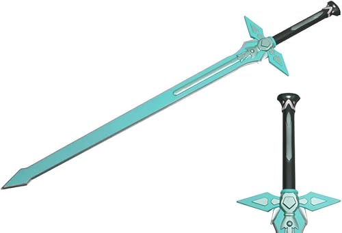 Miniatura 3 de Sword Art a Online Kirito - Juego de espadas de espuma Elucidator Dark Repulsor Kirigaya (2 espadas+una funda de correa trasera), grandepequeño