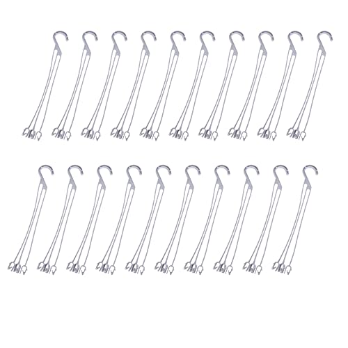 Cabilock Hanging Basket Chain Plastic Flower Plant Pot Replacement Chain Hanger Garden Plant Hangers For Bird Feeders Planters Lanterns Ornaments 50Pcs #TOP1