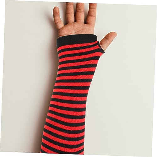 Mangas de brazo de compresión sin dedos, pack de 6 pares unisex de calentadores largos transpirables 2