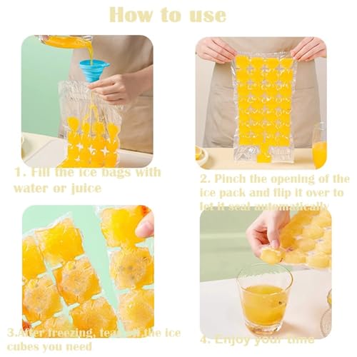 Bolsas desechables para cubitos de hielo (100 unidades) miniatura 2