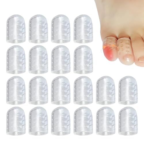 60 Piezas Protector Dedos Pies - Protector De Silicona Para Dedos De Los Pies, Cubierta Transparente Antifricción Para Dedo De Los Pie, Para Uñas Encarnadas, Callos, Ampollas