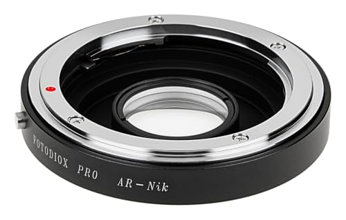 Adaptador de montura de lente Fotodiox Pro para lentes Konica AR a cámaras DSLR con montura Nikon F, negro miniatura 2